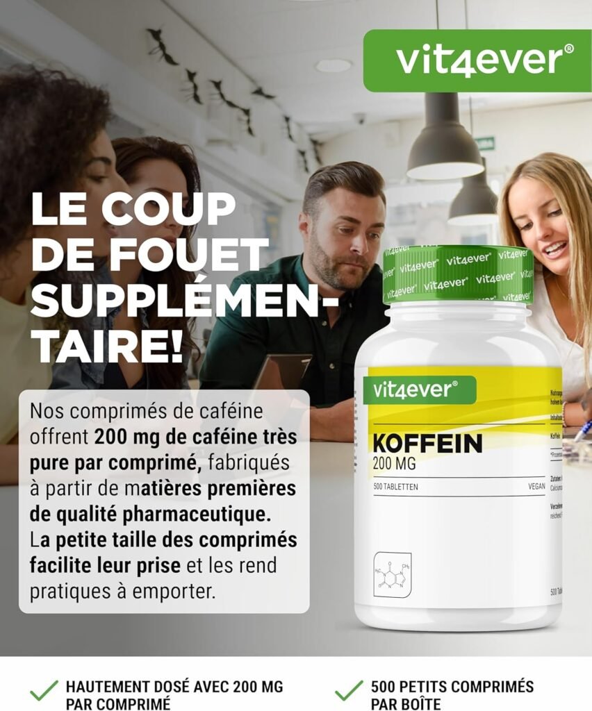 Caféine Vit4ever complément alimentaire perte de poids