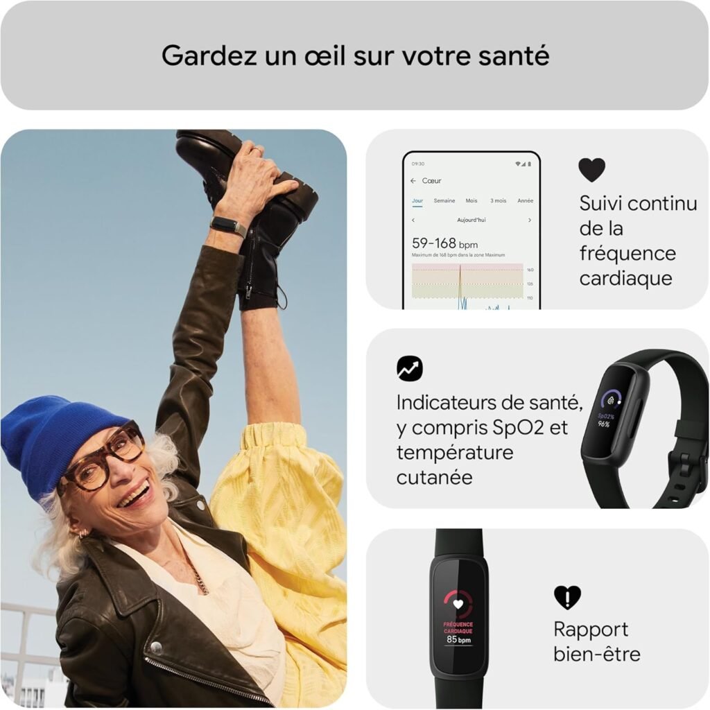 Fitbit Inspire 3 Suivi D'activité Montre Connectée