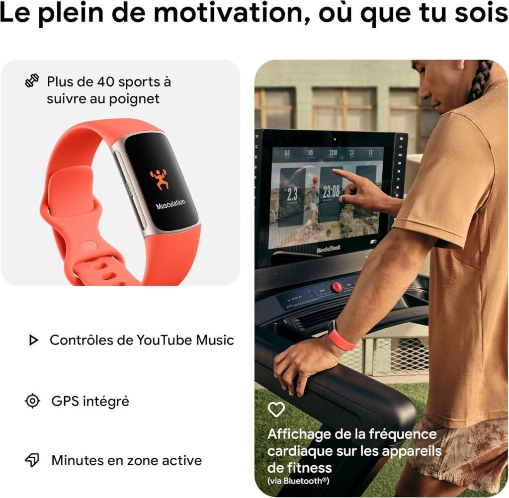 Montre Connectée Fitbit Google Charge 6