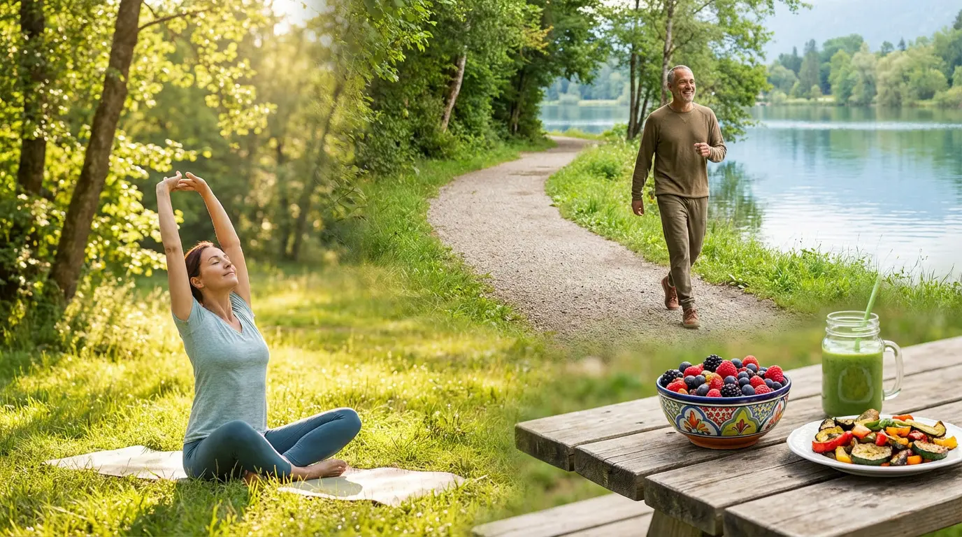 Holistic well being nature movement and nourishment